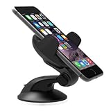 Car Mount, Yoyamo Fast Swift-snap Adjustable Dashboard/Windshield Car Mount Holder for iPhone, Samsung, HTC, LG & Other Smartphones(New Version)