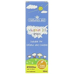 Natures Aid – Vitamin D3 200iu Drops 50ml