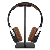 iKNOWTECH Headphone Stand Aluminum Holder for Microsoft Xbox One Chat, Turtle Beach Recon 50X/50P/Beach XO One Stereo, KingTop Each G2000, Sony Playstation Wireless Stereo Headset & More(BK) (Color: Black)