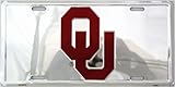 Oklahoma Sooners OU Chrome License Plate