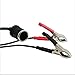 Car Battery Clipon Cigarette Lighter Socket Adaptor 12v