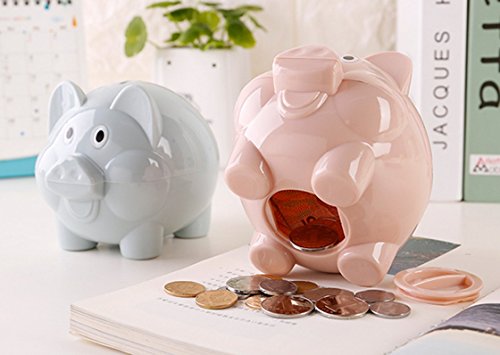 Cute Cartoon Pig Piggy Bank plastic Money Saving Box Creative gift for Kids Children
