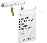 Brabantia Retractable Indoor Washing Line - Space Saving Design, White view 2