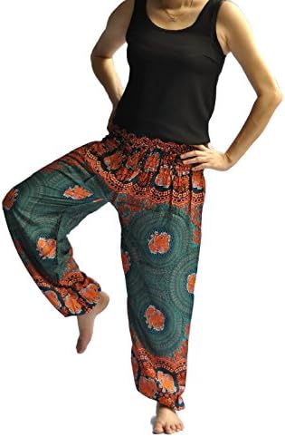 Ahh pants Women's Yoga Clothing Comfy Boho/Elephant Harem Pants Print Rayon Fabric