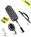 Meago Car Duster Exterior, Ultimate Car Cleaning Kit with Long Extendable Handle for Motorcycle/Truck/ATV/UTV(6 Pack)