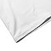 OThread & Co. Women's Plain Basic Spandex Short Sleeves T-Shirt Scoop Neck Tee (Small, White)
