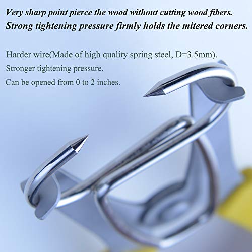 Feiyang Miter Spring Clamps Kit For Moldings & Wood Trim & Woodworking & Picture Frames