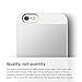 elago® [Outift][White/Silver] - [Premium Hybrid Construction][Dual Toned][Spark Design Award] - for iPhone 6/6S Plus