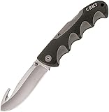 CRKT Free Range Hunter with Gut Hook Folding Pocket Knife, Plain Edge 2043