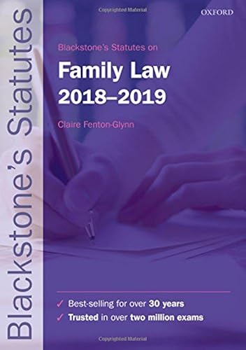 Download Blackstone's Statutes on Family Law 2018-2019 PDF