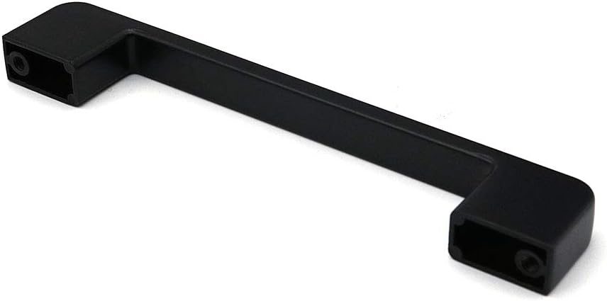 Set of 10 NUZAMAS Matt Black Cabinet Door Handles and Pulls, Furniture Drawer Handles, Zinc Alloy, 137mm Long - Image 3