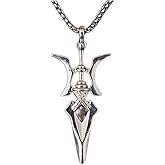 OfficialOtaku Misa Amane Cosplay Pendant Chain Necklace - Silver