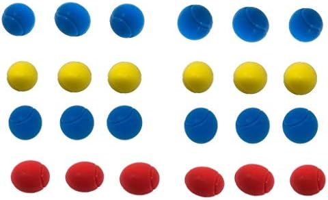 E-Deals - Pelotas de Tenis de Espuma Suave (70 mm, 12 Unidades, 6 ...