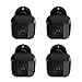 Blink XT XT2 Camera Wall Mount Bracket,Weather Proof 360 Degree Protective Adjustable Indoor/Outdoor Mount and Cover for Blink XT XT2 Home Security Camera Anti-Sun Glare UV Protection Black(4 Pack)
