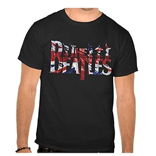 The Beatles Rockband Rock Music Legends Fun T-Shirt – 889 -SW - Les Beatles, Paul McCartney, John Lennon, RIngo Starr, George Harrison