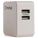 USB Wall Charger Dual Port 4.8A/24W High Output (White Limefuel L48WCW) Foldable Portable Rapid Travel Charger for iPhone 6, 6+, 5S, 5C, 5, 4S, 4; iPad 5, Air, Mini; iPod Touch, Nano; Samsung Galaxy S4, S3, S2, Galaxy Note; Kindle; LG G2; PS 4; Nexus 5, 7, 10; Motorola Droid Razr Maxx; Blackberry; Nook Color; Bluetooth Speakers & Headsets; Nokia Lumia 2520; HTC One X V S