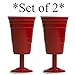 Red Cup Living 8oz. Wine Goblet (Set of 2)