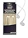 AUDIST SX-3511 Earphones with Inline Universal Microphone and 1-Button Call for all Apple, Android and MP3 Devices – White