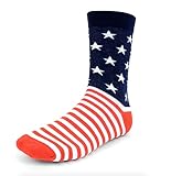 Parquet Men's Novelty Fun Crew Socks for Dress or