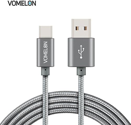 2Pack USB C Cable (6 Feet),V0MEL0N High Speed Data Cable Durable Nylon Fiber Braided Cable Cord for the new MacBook, ChromeBook Pixel, Nexus 5X, Nexus 6P, Nokia N1 Tablet, OnePlus 2 and More