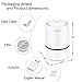 RIGOGLIOSO Portable Air Purifier for Home with True HEPA Filter, Desktop USB Air lonizer, Air Purifiers for Allergies and Pets, Cigarette Smoke Eliminator,Remove Odor Smell,Mold,Bacteria