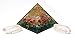 Mixed Stone Crystal Orgone Pyramid/EMF Protection Meditation Yoga Energy Generator