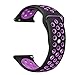 DEKER Bands Compatible with Fitbit Versa/Versa Lite/SE Smartwatch Bands, Breathable Soft Silicone Adjustable Replacement Bracelet Strap Wristbands (Large 6.7-8.9