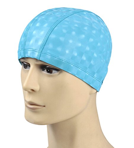 image for Natuworld Swim Caps Classic Lycra Cloth Fabric with Waterproof PU Coat