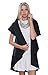 Bestdress Women's Solid Sleeveless Irregular Cape Coat