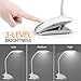 Sunnest 16 LED Book Light, Easy Clip on Reading Lights for Books in Bed, 3 Brightness USB Rechargeable Touch Switch Eye Care Bedside Led Reading Lamp Perfect for Bookworms & Kids