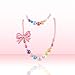 SMITCO Kids Jewelry - for Little Girls and Toddlers to Play Dress Up - Stretch Bow Necklace, Ring and Bracelet Set