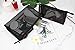 Mesh Makeup Bag See Through Zipper Pouch Travel Cosmetic and Toiletries Organizer Bags for Women Large & Medium (Black)