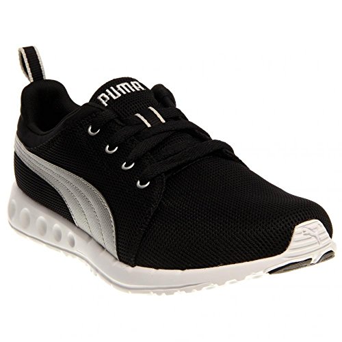 PUMA Mens's Carson Runner,Black/Puma Silver,8 M US