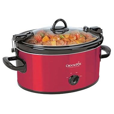 Cadet Crock-Pot SCCPVL600S Cook’ N Carry 6-Quart Oval Manual Portable Slow Cooker, Stainless Steel