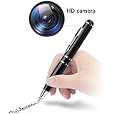 Spy Pen Hidden Camera - Full HD 1296P 32GB Pen Spy Cam Espias Inspection Gadget With Motion Detector For Criminal Investigation