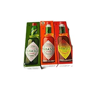 Tabasco Habanero, Jalapeno en originele 3 Pack Variety Bundel