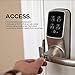 Lockly Keyless Entry Latch Door Bluetooth Smart Lock (PGD628) | LED Touchscreen Panel | Discrete Secure PIN Code | iOS Android Compatible | Auto Lock | Battery Backu