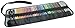 Roll Up Pencil Case – Resistant Canvas Pencil Wrap for 36 Pencils with Velcro Strap