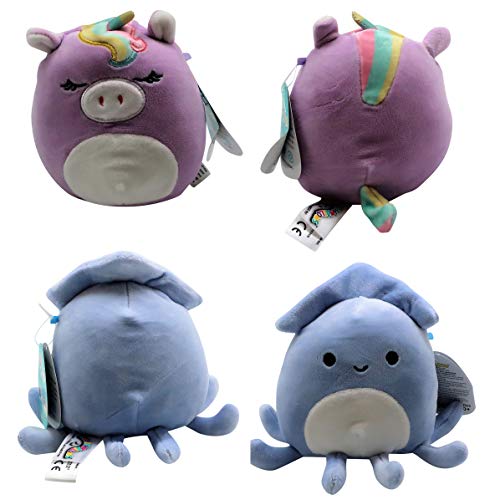 SQUISHMALLOWS Forest & Twelfth Set of 6 Fun and Adorable, 5” Plush