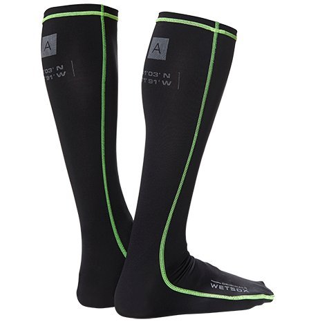 Wetsox Frictionless Wetsuit Boot Socks Slip Easily in/Out of Gear (Black, Medium) - Thumbnail 5