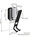 Vogel's Speaker Wall Mount for SONOS Play - SOUND 4201 B for Play 1, Black (single Mount)
