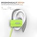 Anlo Bluetooth Headphones Wireless In Ear Earbuds V4.1 Stereo Noise Isolating Sports Sweatproof Headset with Mic, Premium Bass Sound - Green