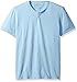 Lucky Brand Men's Button Notch Neck Tee, Dream Blue, X-Large