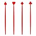 Red Poker Picks, 200 Plastic Playing Card Toothpicks, 2.75