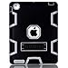 MagicSky iPad 2/3/4 Case Heavy Duty Shock-Absorption Rugged Hybrid Case Cover for iPad with Retina Display (iPad 4), iPad 3, iPad 2 - Grey/Black