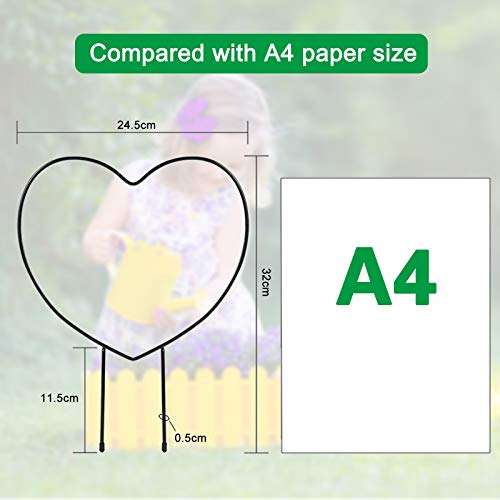 Yojoloin Rankhilfe für Pflanzen,Rankhilfe Garten Pflanzenstütze Blumenstütze Rankgitter Metall,Rankhilfe Pflanzenhalter… – Bild 4