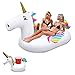 GoFloats Giant Inflatable Unicorn - Includes Unicorn Drink Float- Trending Giant Float for Kids and Adults