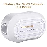 CPAP Cleaner and Sanitizer Cleaning Machine - JALIELL Portable Mini CPAP Mask Cleaner for CPAP Machine, Cushion & Tubing(White)