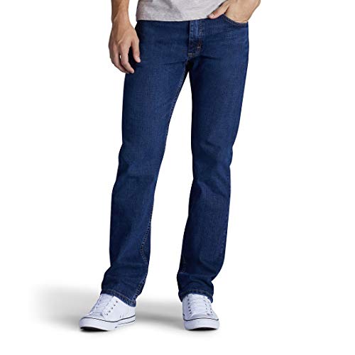 Lee Men's Premium Select Classic-Fit Straight-Leg Jean : Size - 40W x 32L, Color - Double Black (B00BCG2JDM)