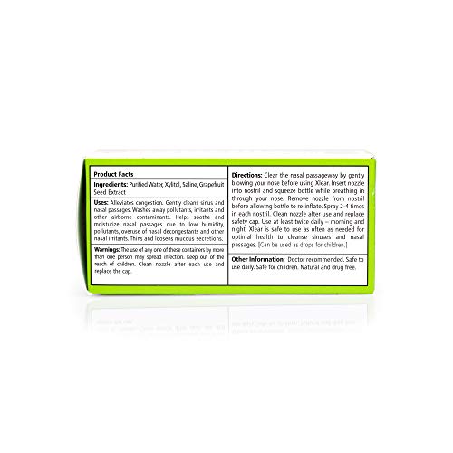 Xlear Saline Nasal Spray with Xylitol - 0.75 oz - 3 ct - //coolthings.us